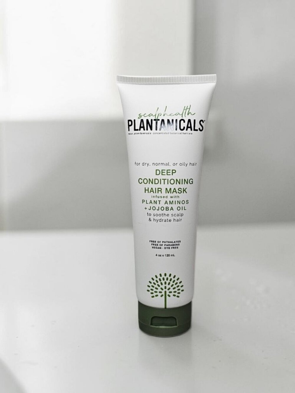 Plantanicals Scalp Health Deep Conditioning Hair Mask Plant Aminos Jojoba Oil